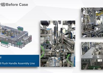 ES8 Flush Handle Assembly Line